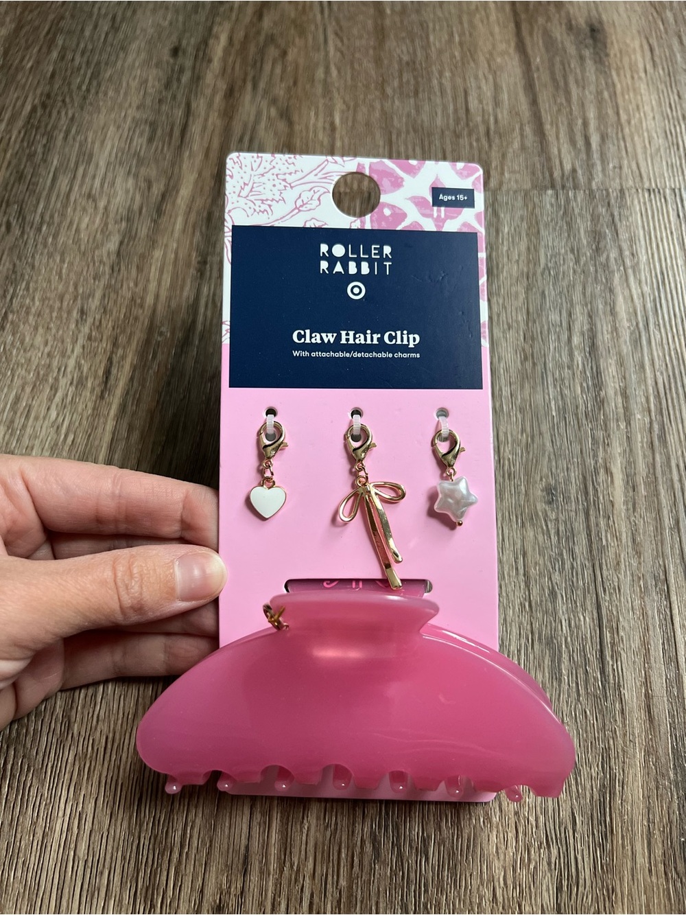 Roller Rabbit Claw Clip & Charms